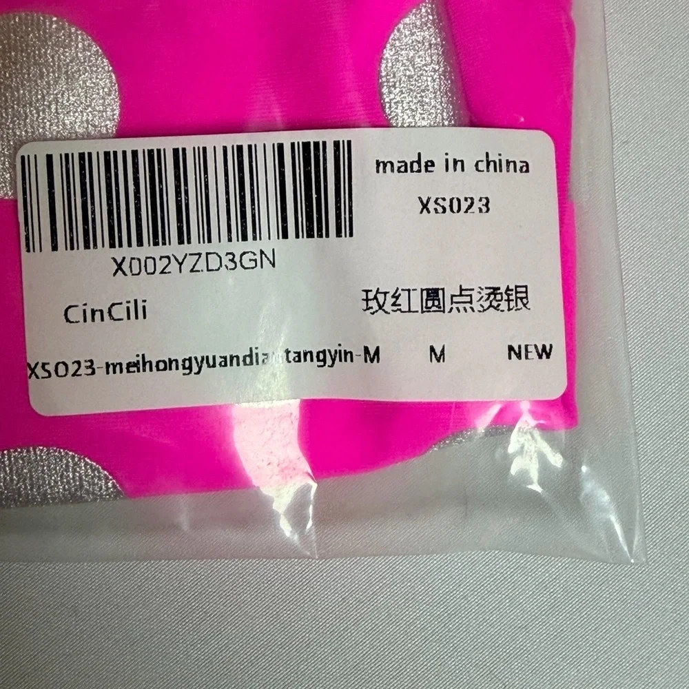 NWT CinCili Girls One Piece Swimsuits Crossback Swimwear, Size Medium 8-12 Years
